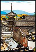臼杵の秋切り絵